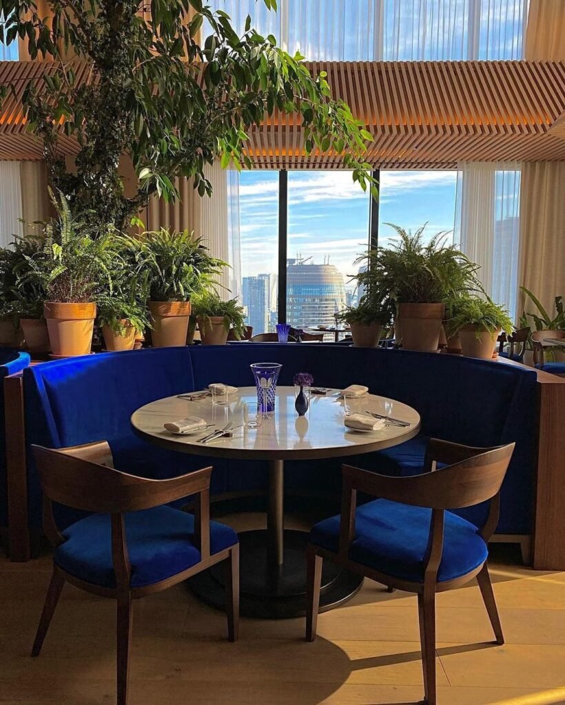 Blue Room Restaurants With A View In Tokyo