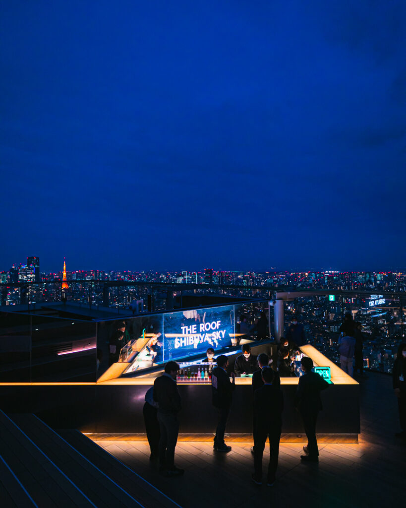 The Roof Shibuya Sky Rooftop Bars In Tokyo
