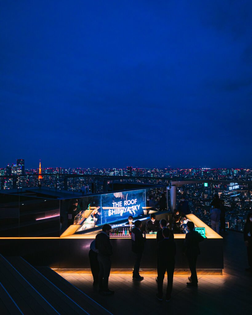 The Roof Shibuya Sky Rooftop Bars In Tokyo