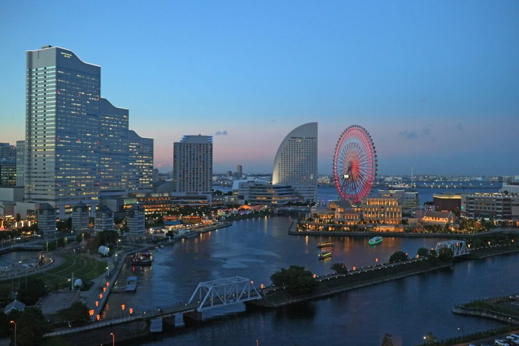 Yokohama at night