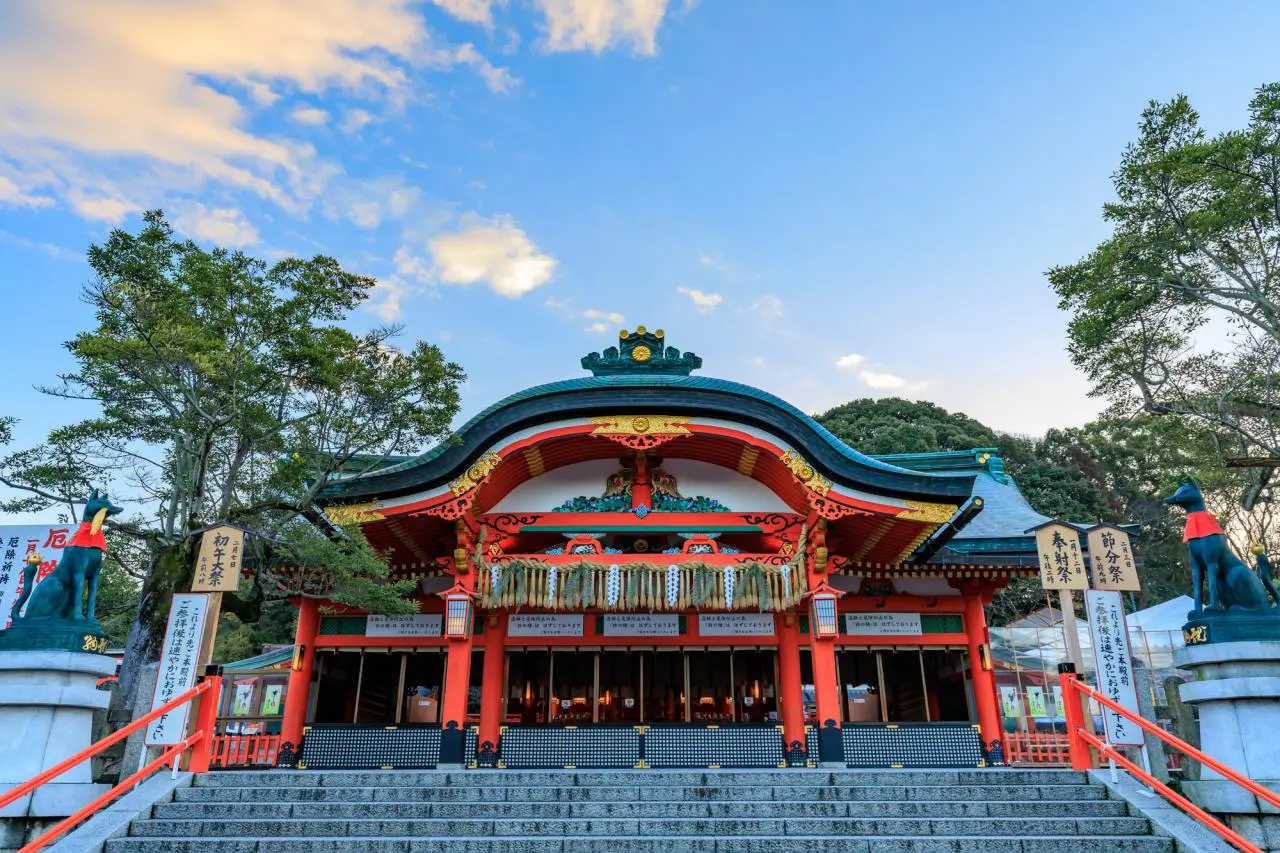  Main Hall (Honden) Fushimi Inari Shrine Kyoto