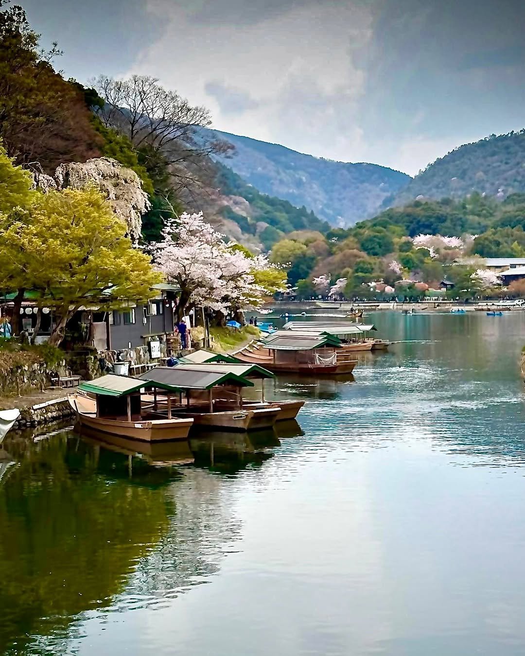 traditional Hozugawa River boat