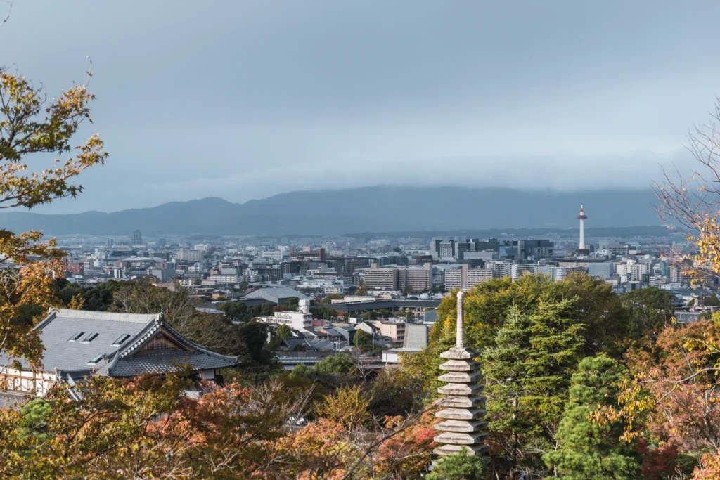 Perfect 3 Days in Kyoto Itinerary (2026): Explore Temples, Gardens, and Hidden Gems 29 Views of Kyoto Tower from Higashiyama