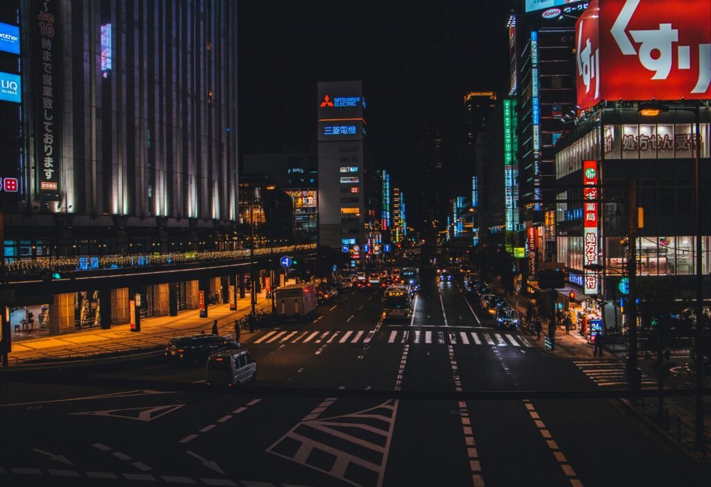 Getting Around at Night in Osaka