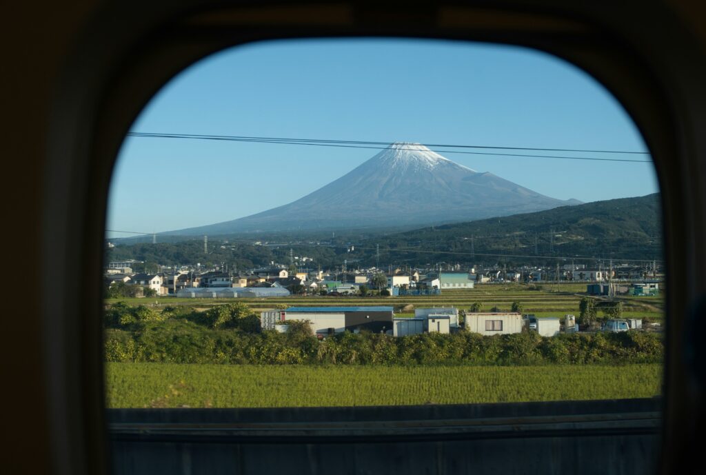 Beginner's Ultimate Guide To The Shinkansen Train In Japan (2026) 8 View from the window of a Shinkansen train in Japan