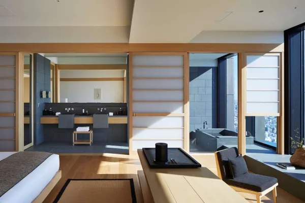 Best Luxury Hotels in Japan (2026): Top 9 Stunning Stays for an Unforgettable Trip 20 Aman Tokyo serene hotel interior with spa-like atmosphere above Otemachi