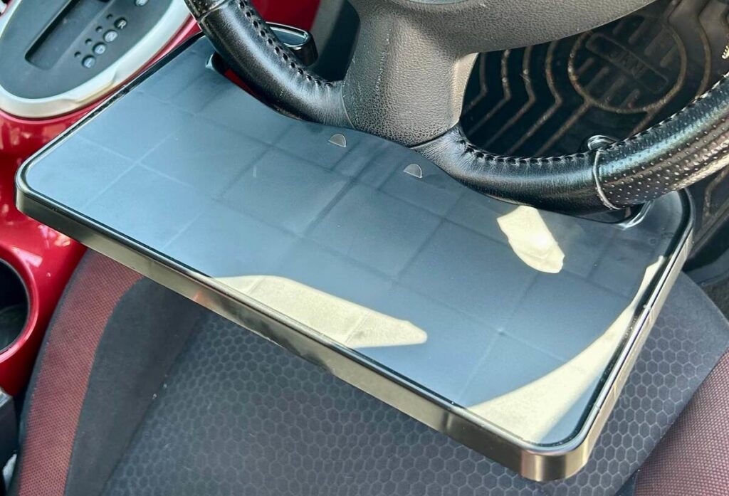 Car Steering Wheel Table at Daiso Japan