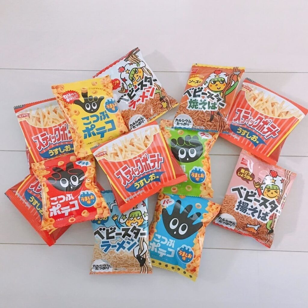 Sweets & Snacks at Daiso Japan
