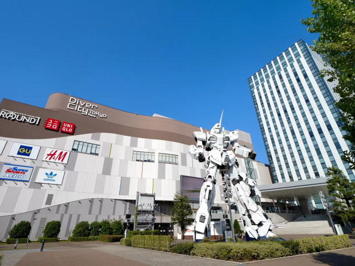 What To Do in Odaiba (2026): Tokyo Bay, Museums & Gourmet Places 8 Gundam in front of DiverCity Tokyo Plaza