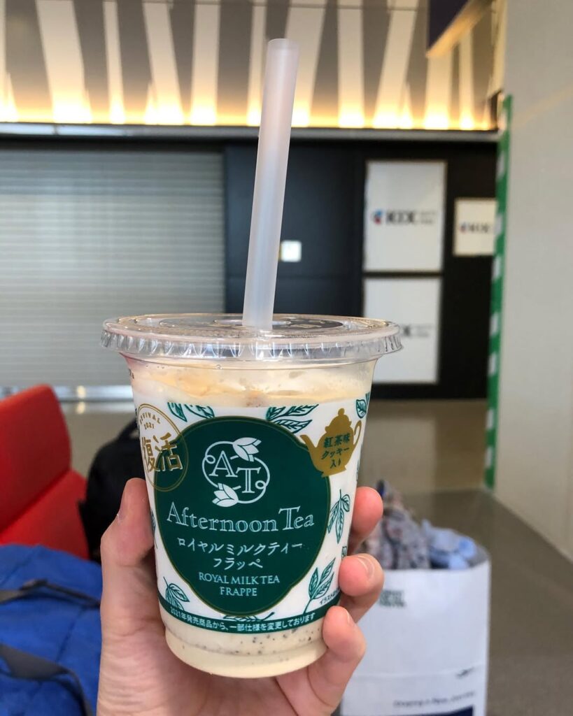 Afternoon Tea Royal Milk Tea Smoothie at Family Mart Japan  