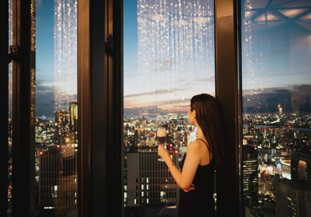 9 Best Rooftops in Osaka (2026): Sky Bars, Secret Terraces & Sunset Views 15 40 Sky Bar & Lounge (Conrad Osaka)