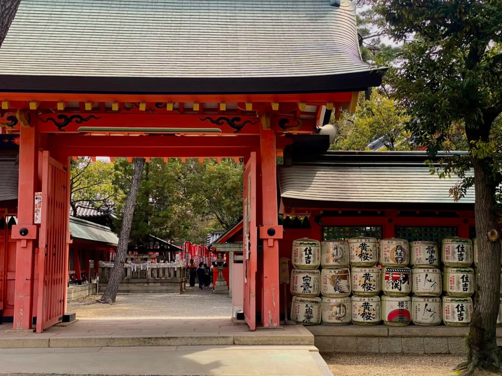 Sumiyoshi Taisha Shrine in Osaka