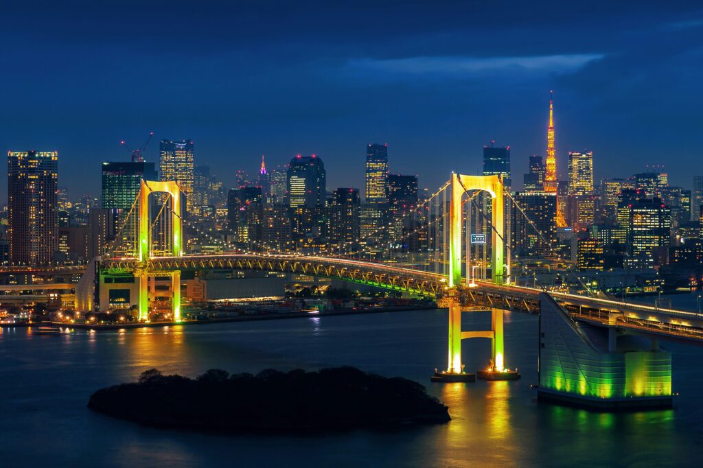 Perfect 9 Days in Tokyo Itinerary (2026): Ultimate Plan for Sightseeing, Shopping, and Street Food 23 Odaiba at night