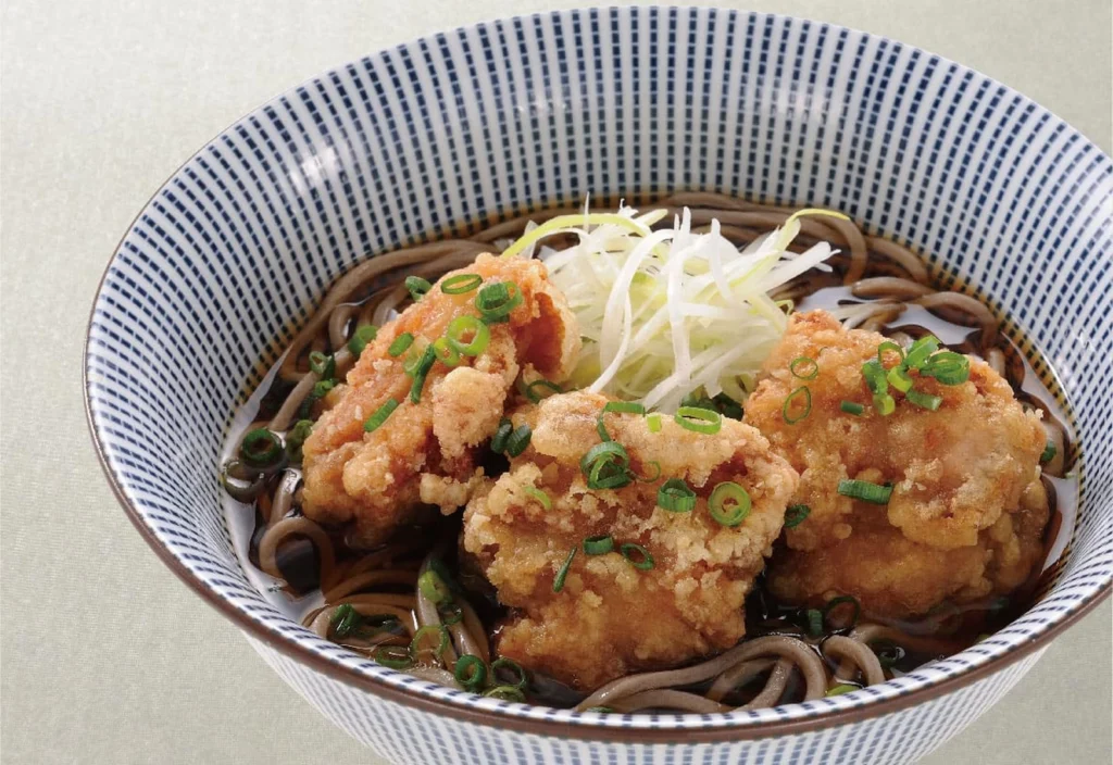 Where To Eat At Tokyo Station (2026): 20 Best Lunch Spots 10 Fried chicken with soba noodles soup