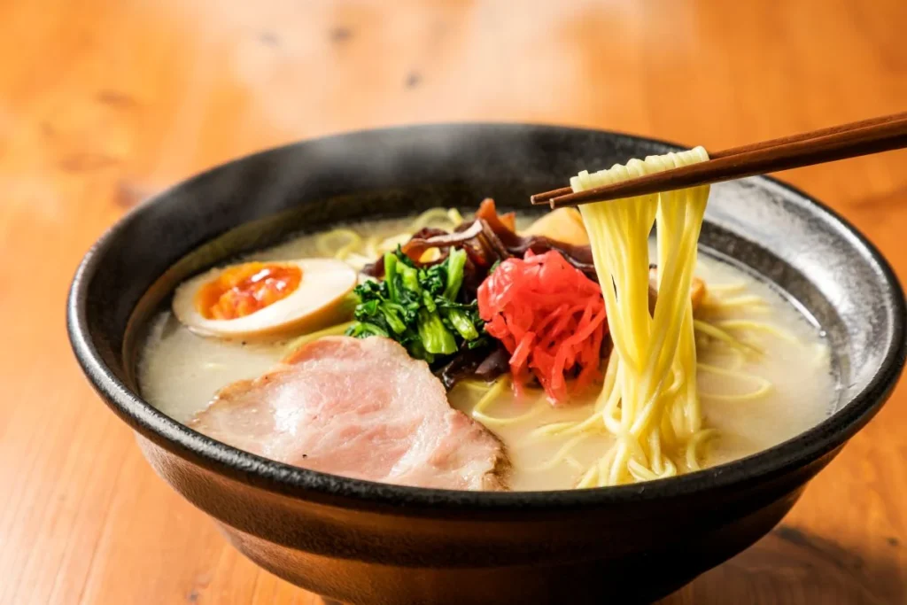 Complete 2 Days In Fukuoka Itinerary (2026) 21 Hakata ramen, famous for its aromatic pork-bone broth and thin noodles