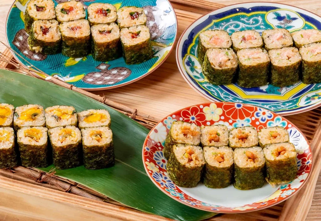 Where To Eat At Tokyo Station (2026): 20 Best Lunch Spots 19 Assorted sushi rolls on plates