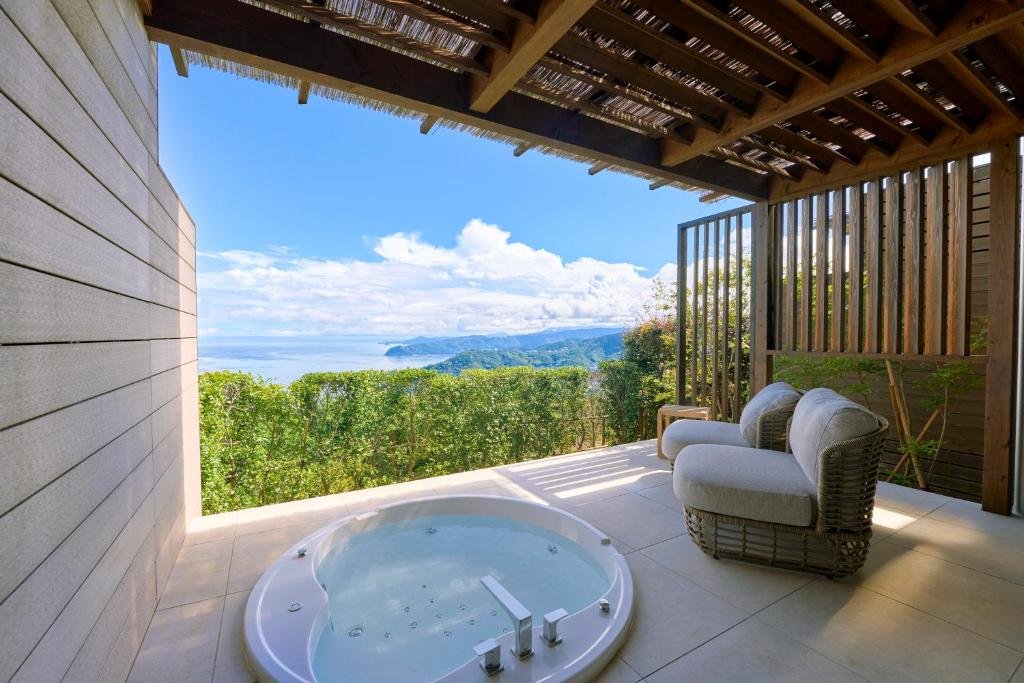 Elegant guest room at Hotel Grandbach Atami Crescendo