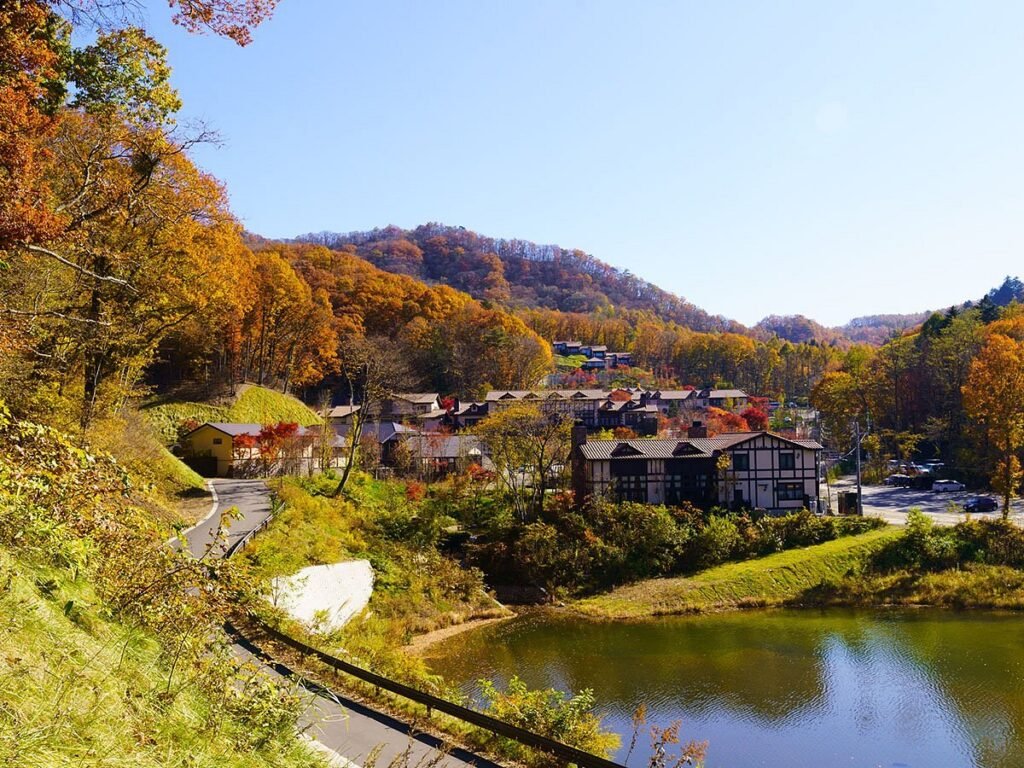 Karuizawa highland scenery with forest and peaceful resort atmosphere
