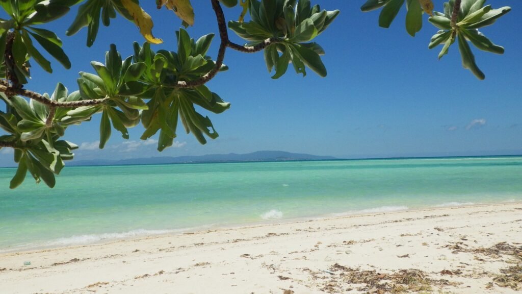 Kabira Bay and turquoise sea on Ishigaki Island