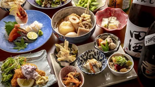  obanzai using ingredients like tofu and namafu