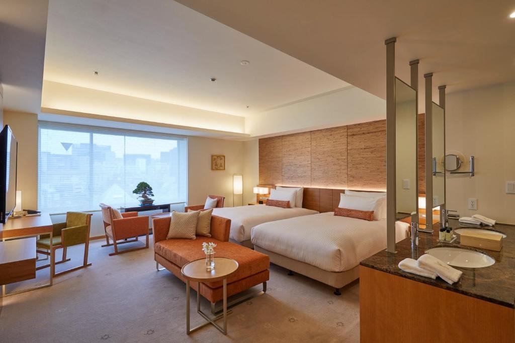 The Kitano Hotel Tokyo room with refined interiors and central Tokyo access