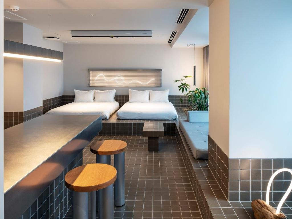 all day place shibuya relaxed lifestyle hotel room in central Shibuya