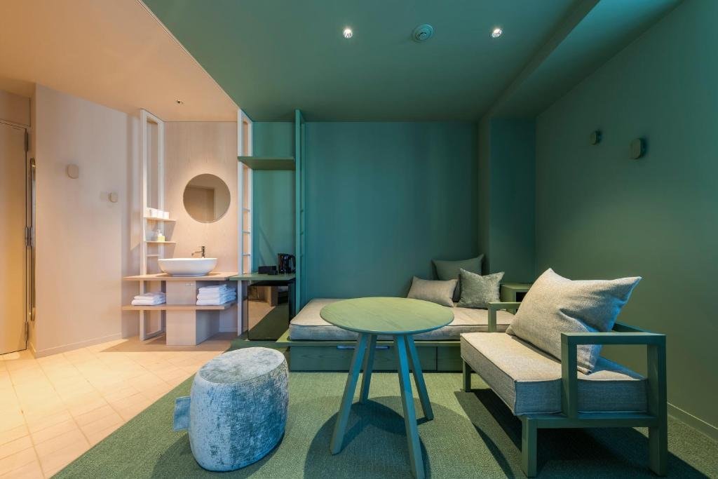 Bright photogenic guest room at toggle hotel suidobashi near Tokyo Dome