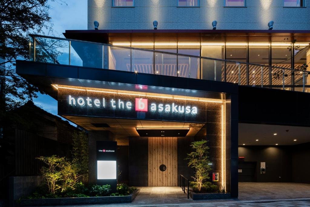 Simple modern room at the b asakusa for couples visiting Senso-ji and old-town Tokyo