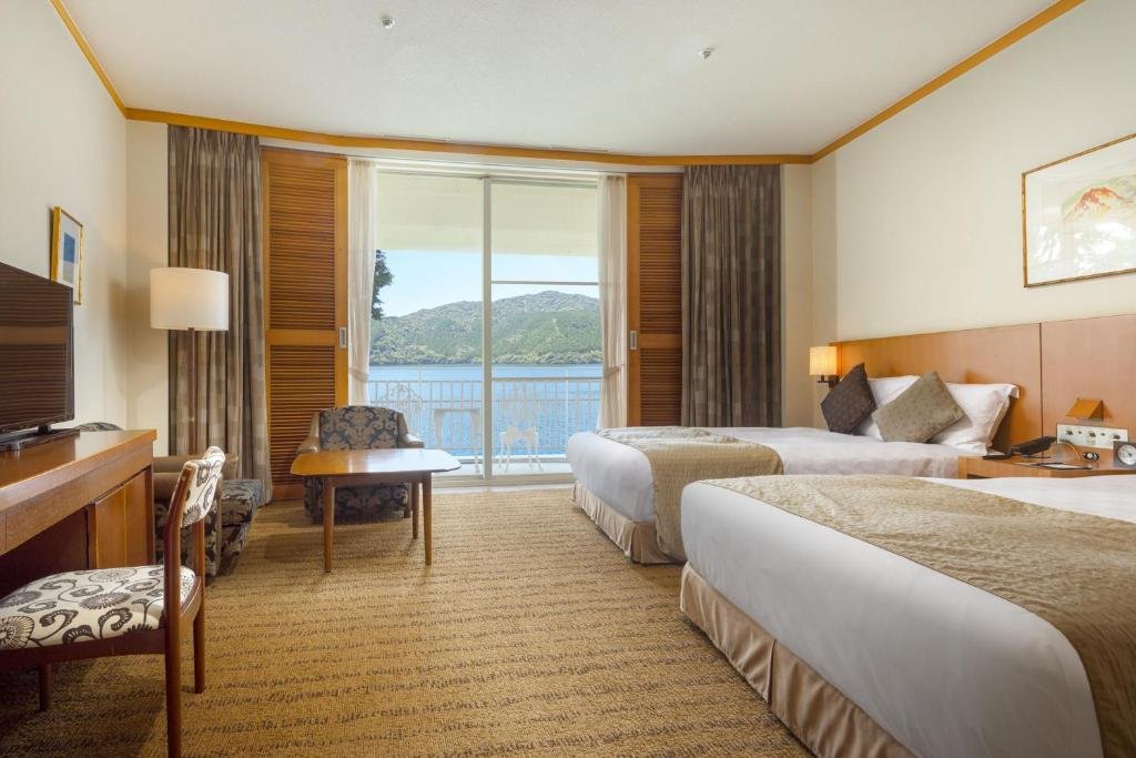 The Prince Hakone Ashinoko guest room with Lake Ashi and Mount Fuji view potential