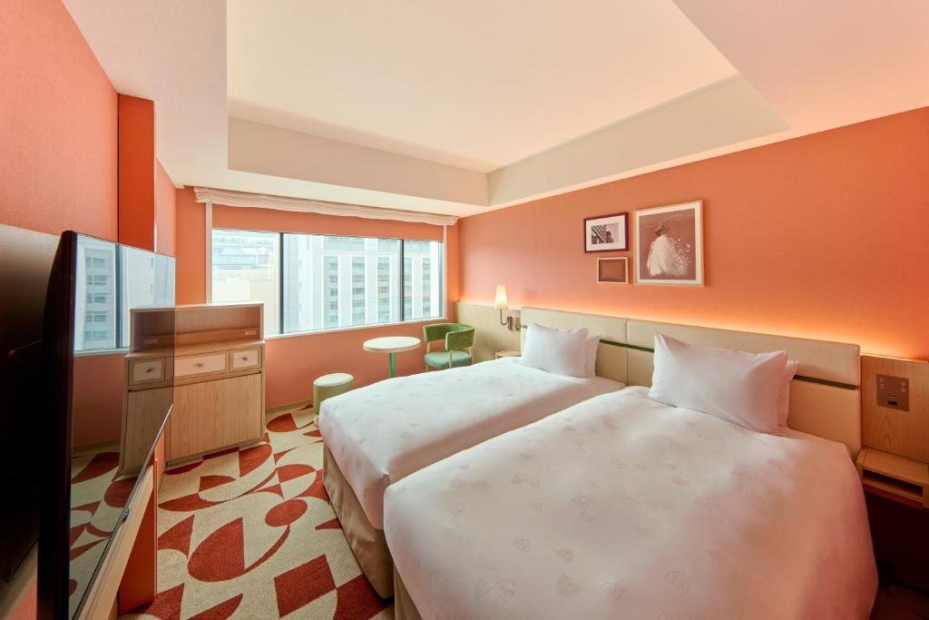 The Royal Park Hotel Ginza 6-chome room with colorful Ginza-inspired design details