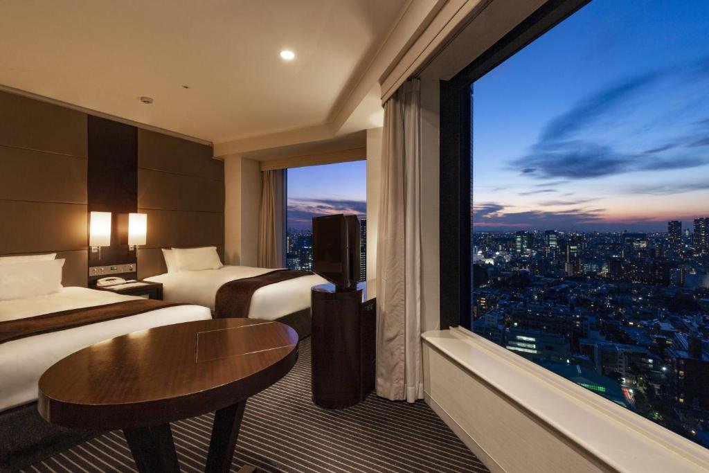 Shinagawa Prince Hotel room with Tokyo city views and practical station access