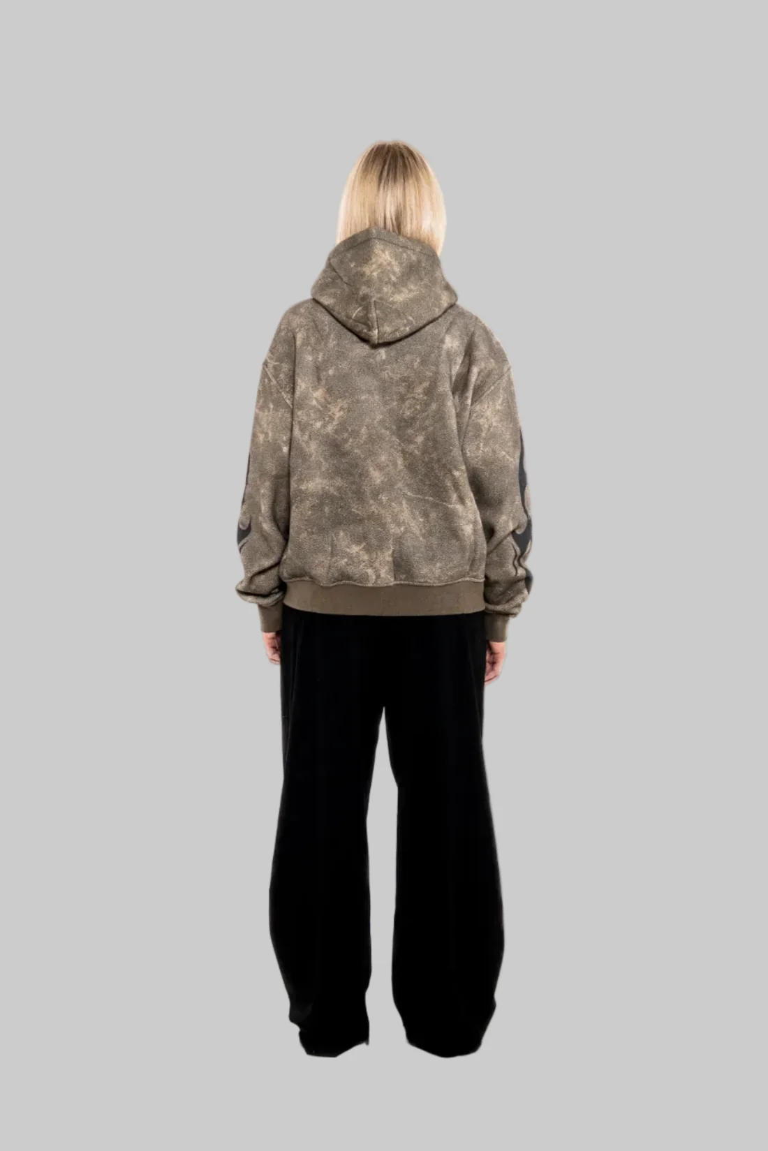 Printed Hoodie + Relaxed Trousers