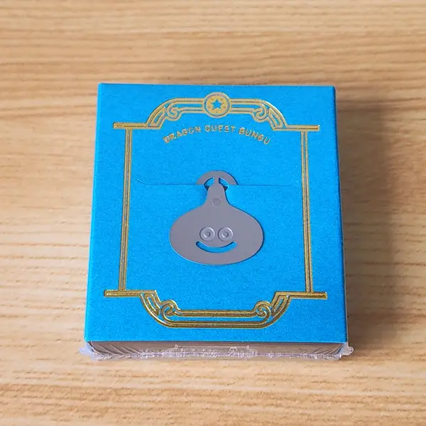Dragon Quest Slime etching clips with small medal paper clip