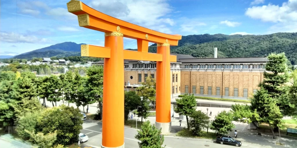 What to Do in Gion Kyoto in 2026: Beautiful Streets, Shrines and Local Experiences 17 Vermilion shrine buildings and courtyard at Heian Shrine in Kyoto