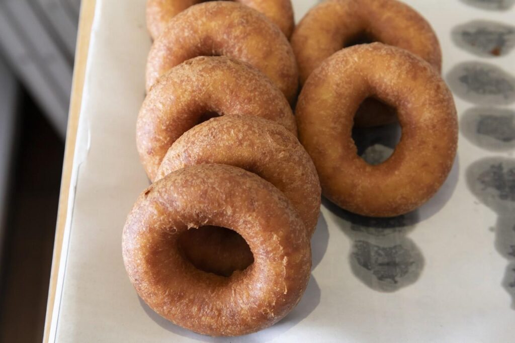 Soy milk okara donuts in Nara
