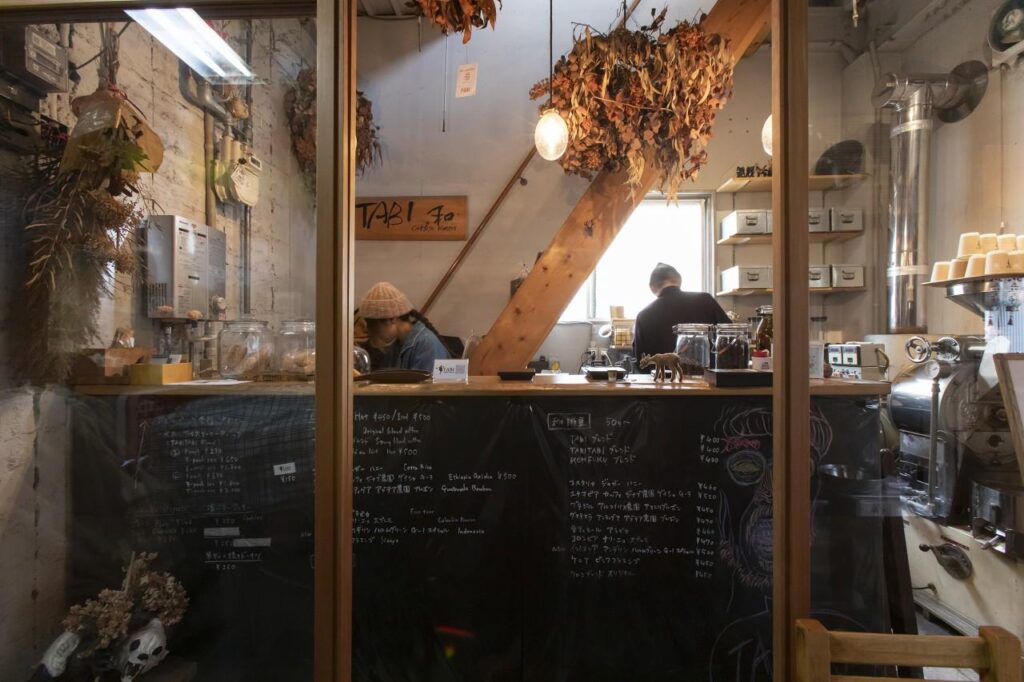 TABO coffee roaster in Nara
