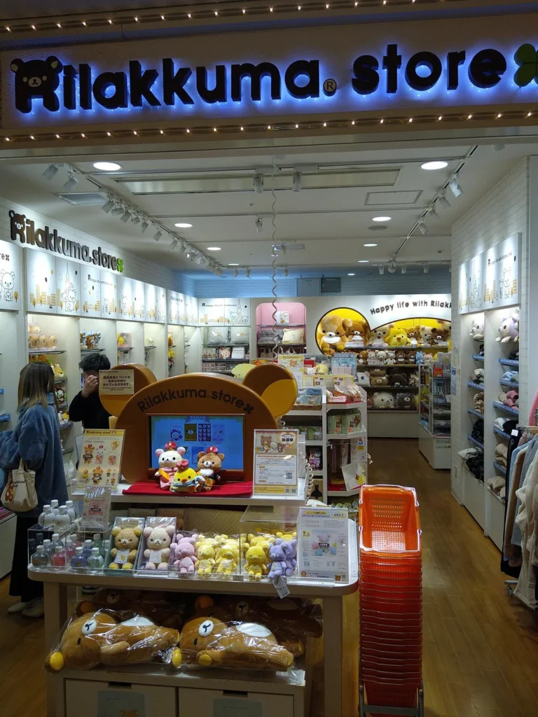 23 Most Unique Stores in Tokyo (2026): Sweets, Character Goods and Tokyo-Only Gifts 15 Rilakkuma Store Tokyo Skytree Solamachi entrance with character display