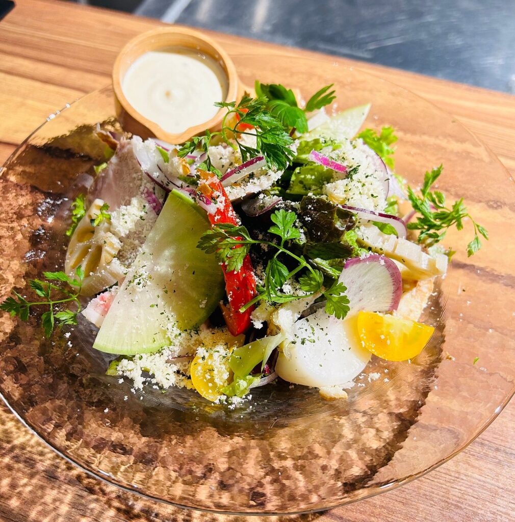 15 Best Things to Do in Sapporo With Kids: Parks, Aquariums, Views, and Family Restaurants 19 Caesar salad served at Cafe and Trattoria Polaris in Sapporo