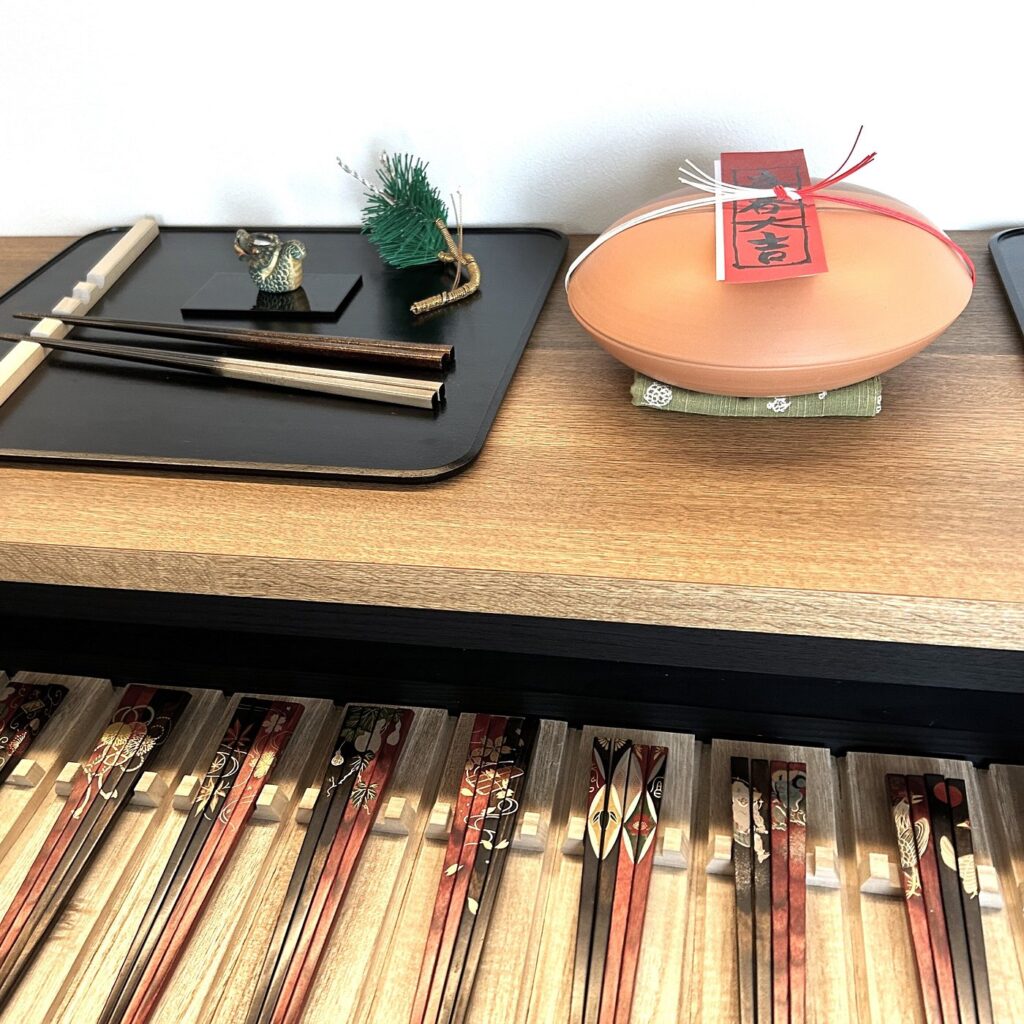 Best Shopping in Kobe Japan (2026): 25 Spots- Malls, Markets & Hidden Shops 17 Decorative wooden chopsticks displayed at Kobe Chopstick Shop