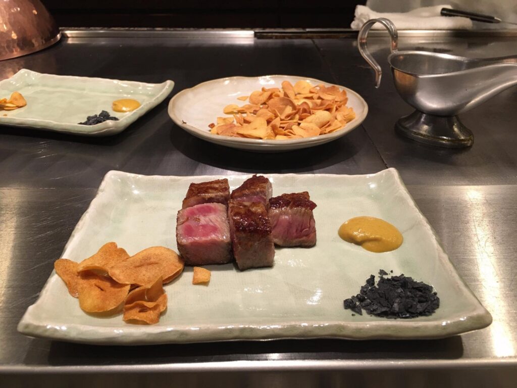 Where to Eat in Kobe (2026): 21 Best Places for Kobe beef, sushi & local food 8 Medium-rare Kobe beef steak served at Setsugetsuka Main Store in Kobe