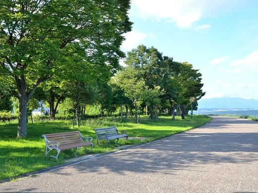 20 Best Things to Do in Shiga (2026): Lake Biwa, Castles, Shrines and More 12 Lakeside path and open green space at Otsu Lakeside Nagisa Park