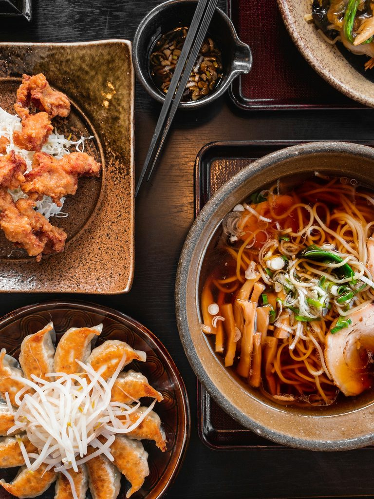 Japanese food in Arashiyama, with casual options suitable for families