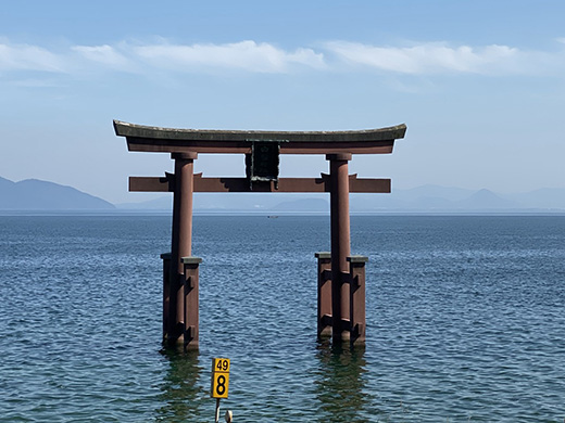 20 Best Things to Do in Shiga (2026): Lake Biwa, Castles, Shrines and More 26 Shirahige Shrine torii gate standing in the waters of Lake Biwa