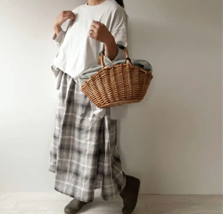 Mori Girl color palette inspiration with muted earthy shades and soft vintage styling